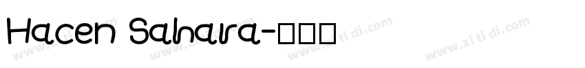 Hacen Sahara字体转换
